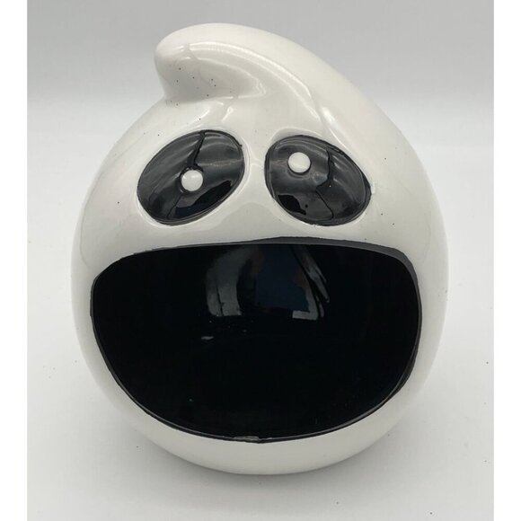 Ghost Themed Ceramic Candy Dish,Towel, Plastic Ghost Decor, Toy Halloween Lot - Picture 4 of 16